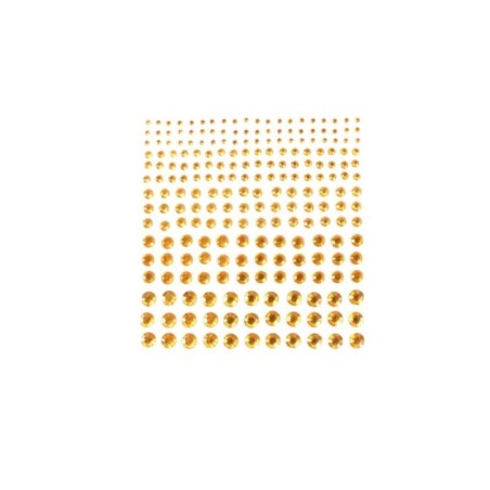 joyas diamantes o piedras adhesivos naranja 165 uds