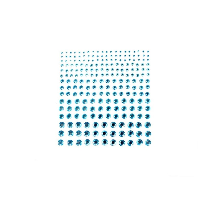 Joyas diamantes o piedras adhesivos azul claro 165 uds