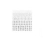 Joyas diamantes o piedras adhesivos plata165 uds