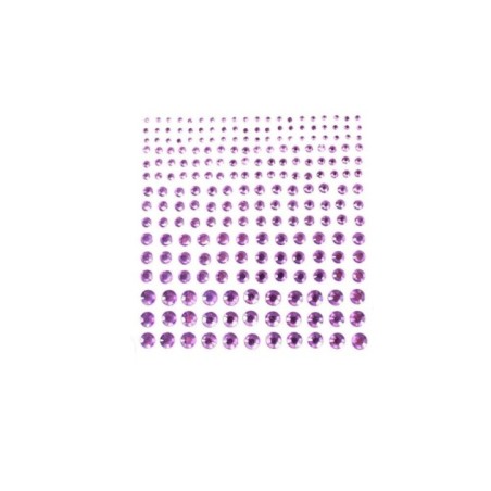 joyas diamantes o piedras adhesivos morado 165 uds