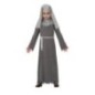 Disfraz Monja gotica gris para niña halloween