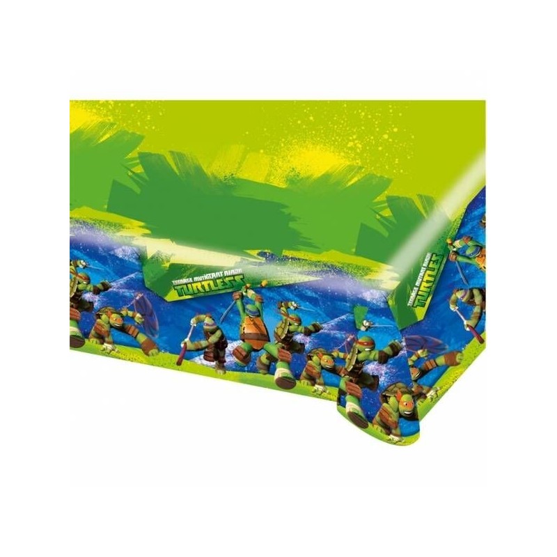 Mantel cumpleaños tortugas ninja 120x180 cm