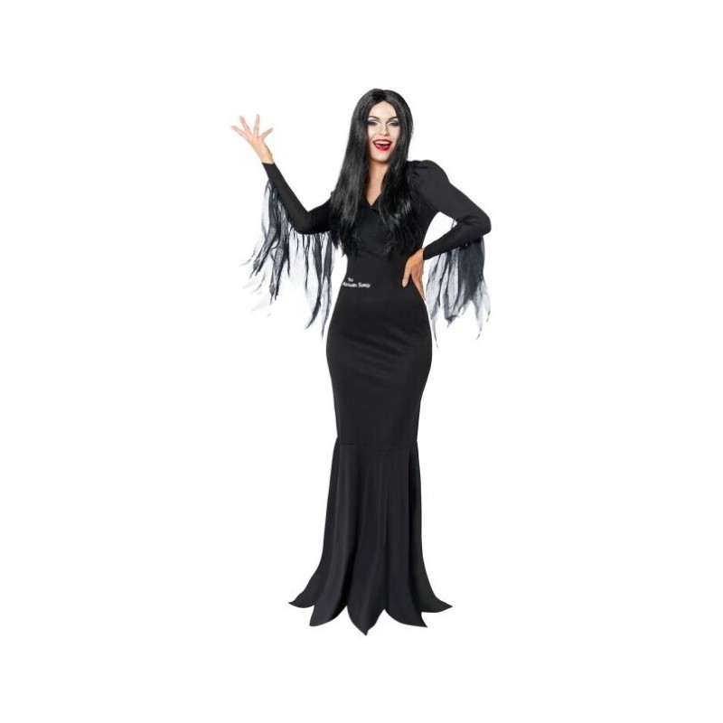 Disfraz Morticia Addams tallas mujer