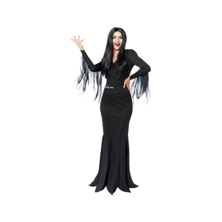 disfraz morticia addams tallas mujer