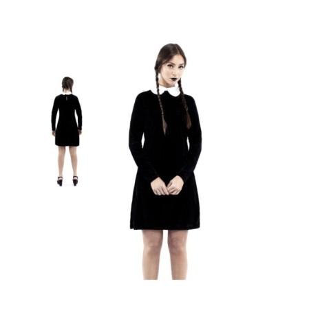 disfraz nina gotica miercoles para mujer tallas