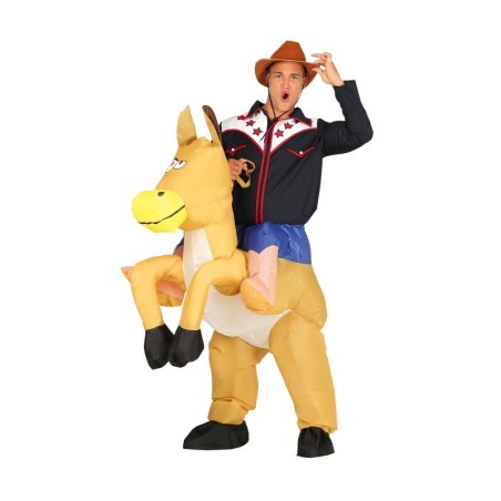 disfraz vaquero caballo hinchable talla l 52 54 adulto