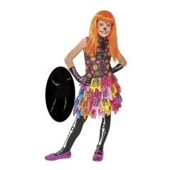 disfraz skelita de los muertos nina tallas