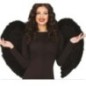 Alas negras plumas 80x60 cm angel negro