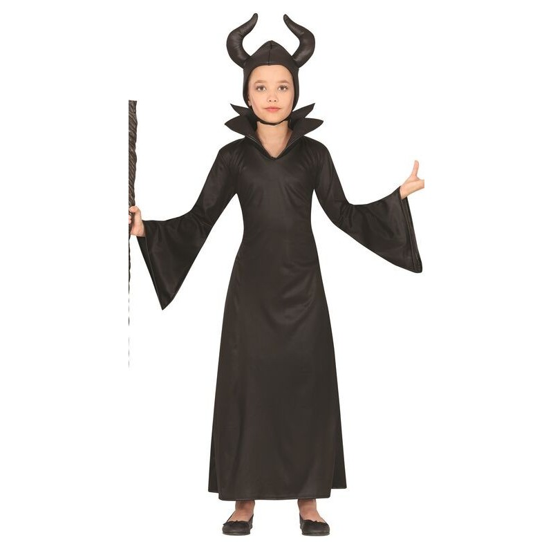Disfraz Hada Negra Malefica para niña tallas