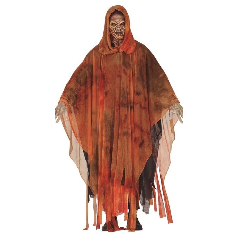 Capa fantasma naranja talla L adulto