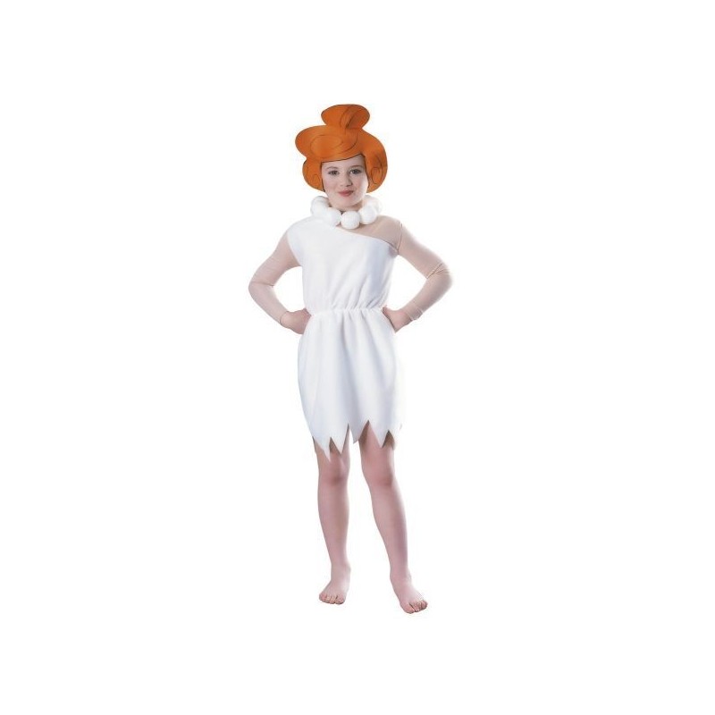 Disfraz Wilma Picapiedra original para niña talla