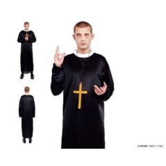 disfraz cura para hombre tallas adulto