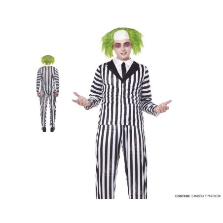 disfraz fantasma similar beetlejuice hombre tallas