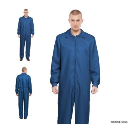 mono azul trabajador asesino halloween tallas hombre