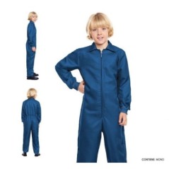 mono azul trabajador asesino halloween infantil