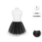 Tutu negro infantil 30 cm