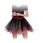 Tutu negro y rojo con picos purpurina 40 cm
