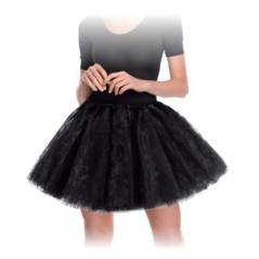 tutu negro de encaje 40 cm