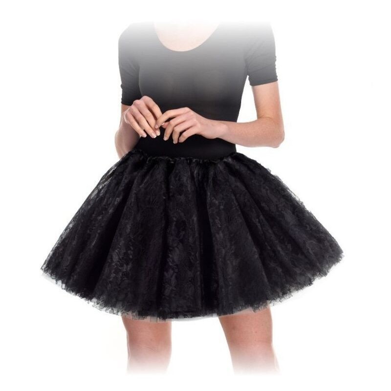 Tutu negro de encaje 40 cm