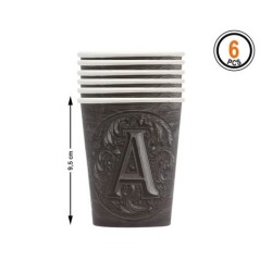 vasos para cumpleanos de miercoles 6 uds