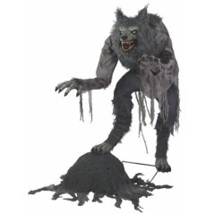 figura lobo 150 cm animado animatronic
