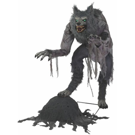 figura lobo 150 cm animado animatronic