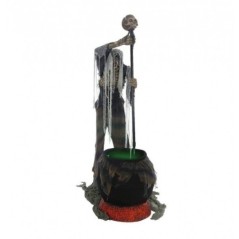 figura esqueleto olla animatronic 180 cm luz sonido y movimiento