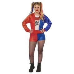 disfraz harley quinn talla m mujer