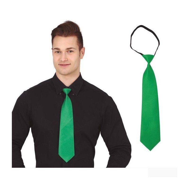 Corbata verde 45 cm