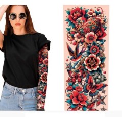 manga tatuaje para brazo color