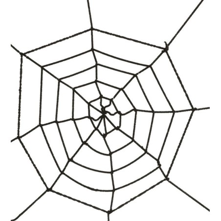 tela de arana negra 60 cm telarana halloween