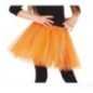 Tutu naranja con brillantina glitter 40 cm
