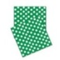 Servilletas verdes lunares blancos 20 uds 33 x 33 cm