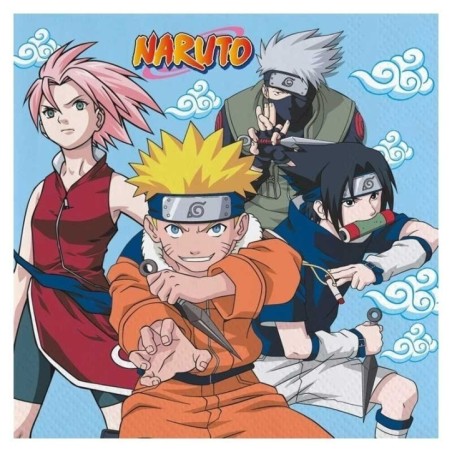 servilletas naruto cumpleanos 30 uds 33 cm