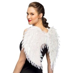 alas blancas de angel glam 55 x 50 cm