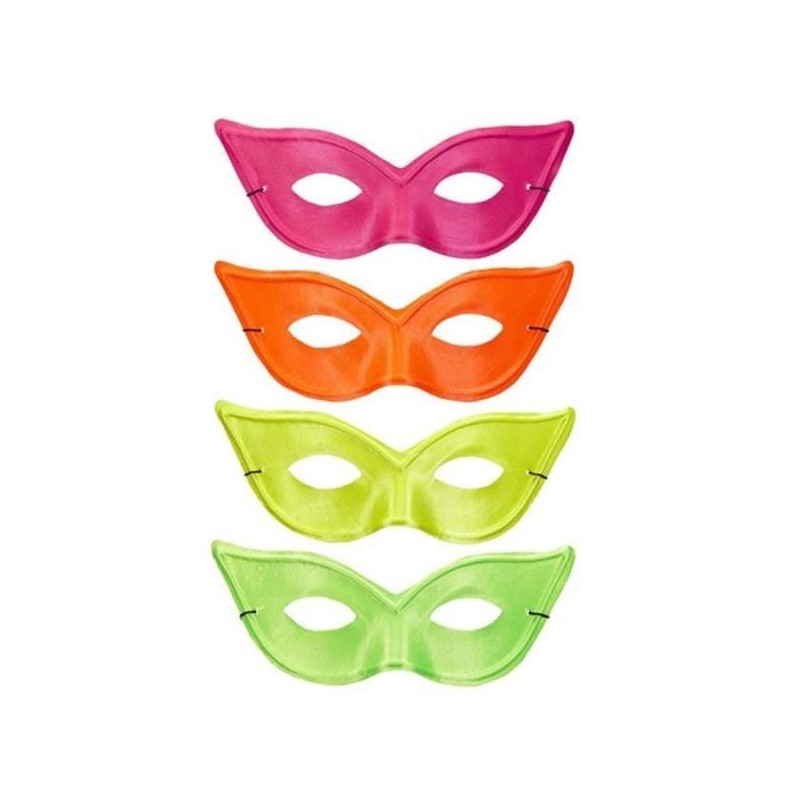 Antifaz veneciano neon colores surtidos