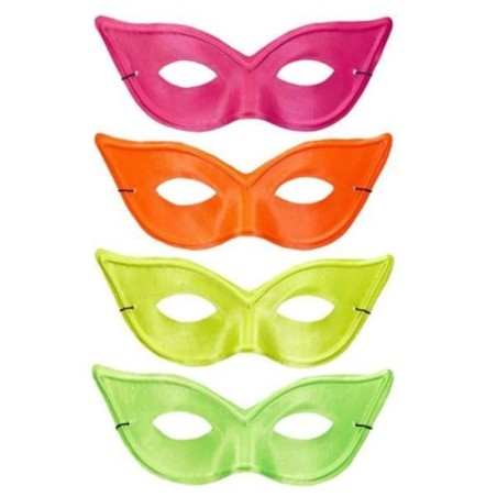 Antifaz veneciano neon colores surtidos