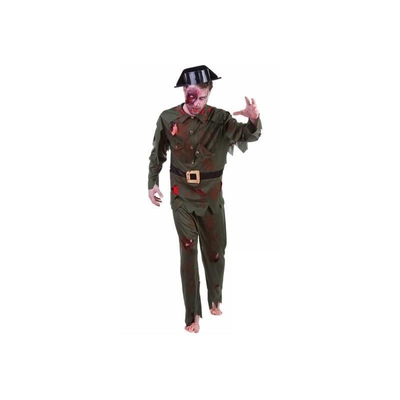 Disfraz guardia civil zombie adulto