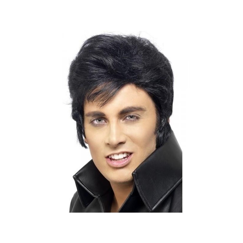 Peluca elvis negra original