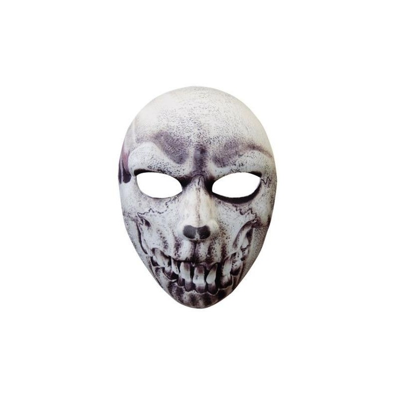 Mascara calavera en tejido careta muerte