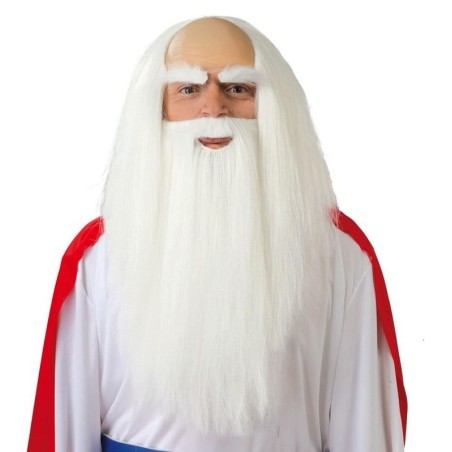 Peluca y barba druida panoramix sabio 8434077048795 4879