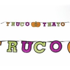 Guirnalda truco o trato en español halloween 8424345726494 72649JU