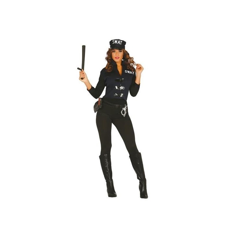 Disfraz Swat policia mujer tallas
