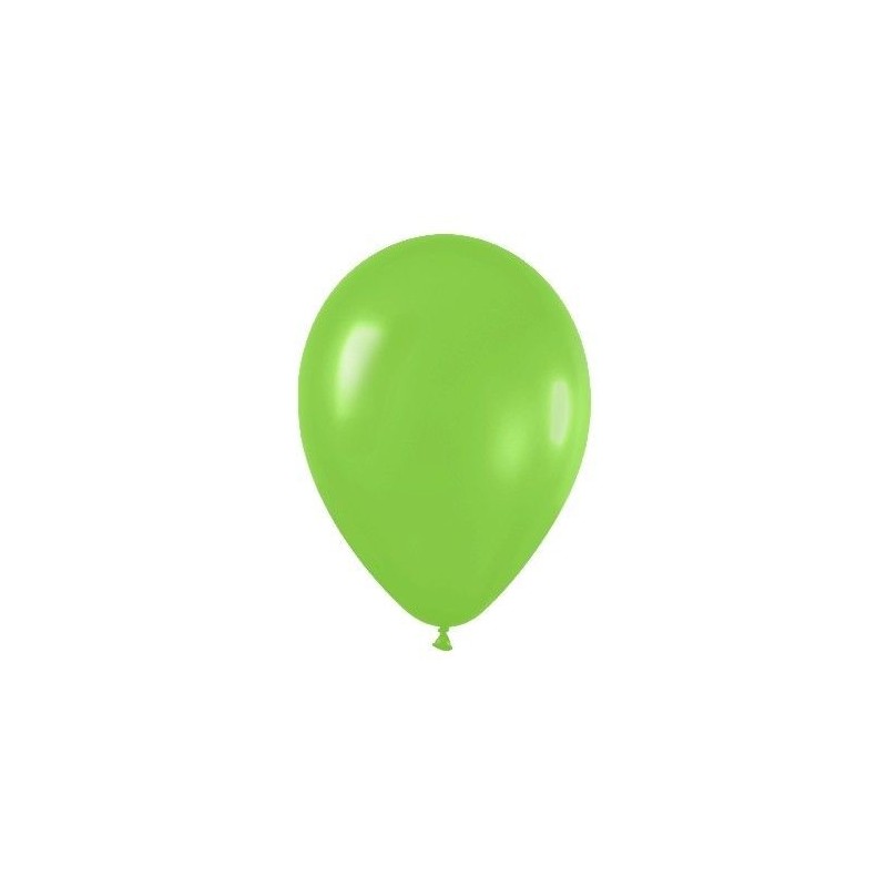 Globo verde lima r-5 12.5cm 100 uds sempertex