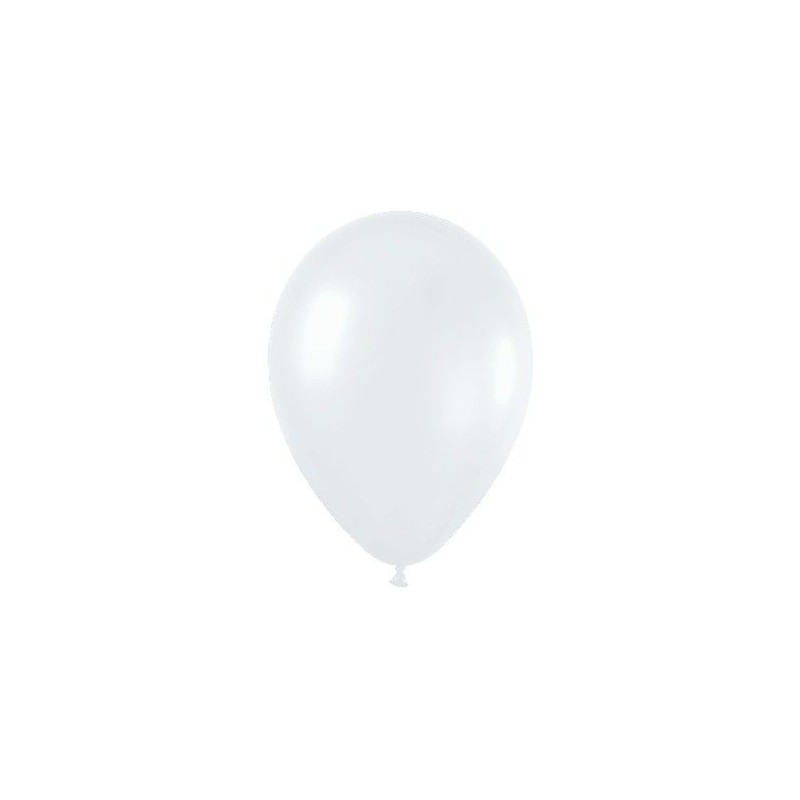 Globo blanco satinado 100 uds sempertex 12,5 cm