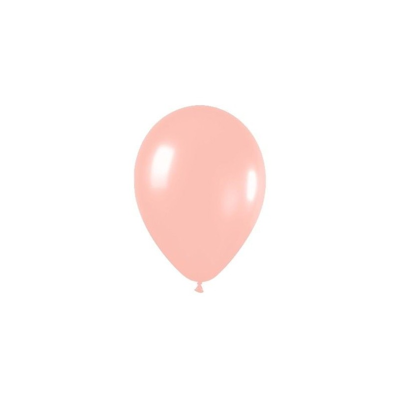 Globo Durazno carne latex  R5  12,5 cm 100 unidades sempertex