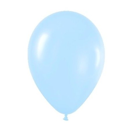 Globo azul satin 100  uds sempertex 12