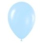 Globo azul satin 100  uds sempertex 12,5 cm