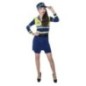 Disfraz policia local mujer talla ML unica