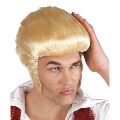 Peluca rock and roll rubia elvis rockero 8712026861795 86179